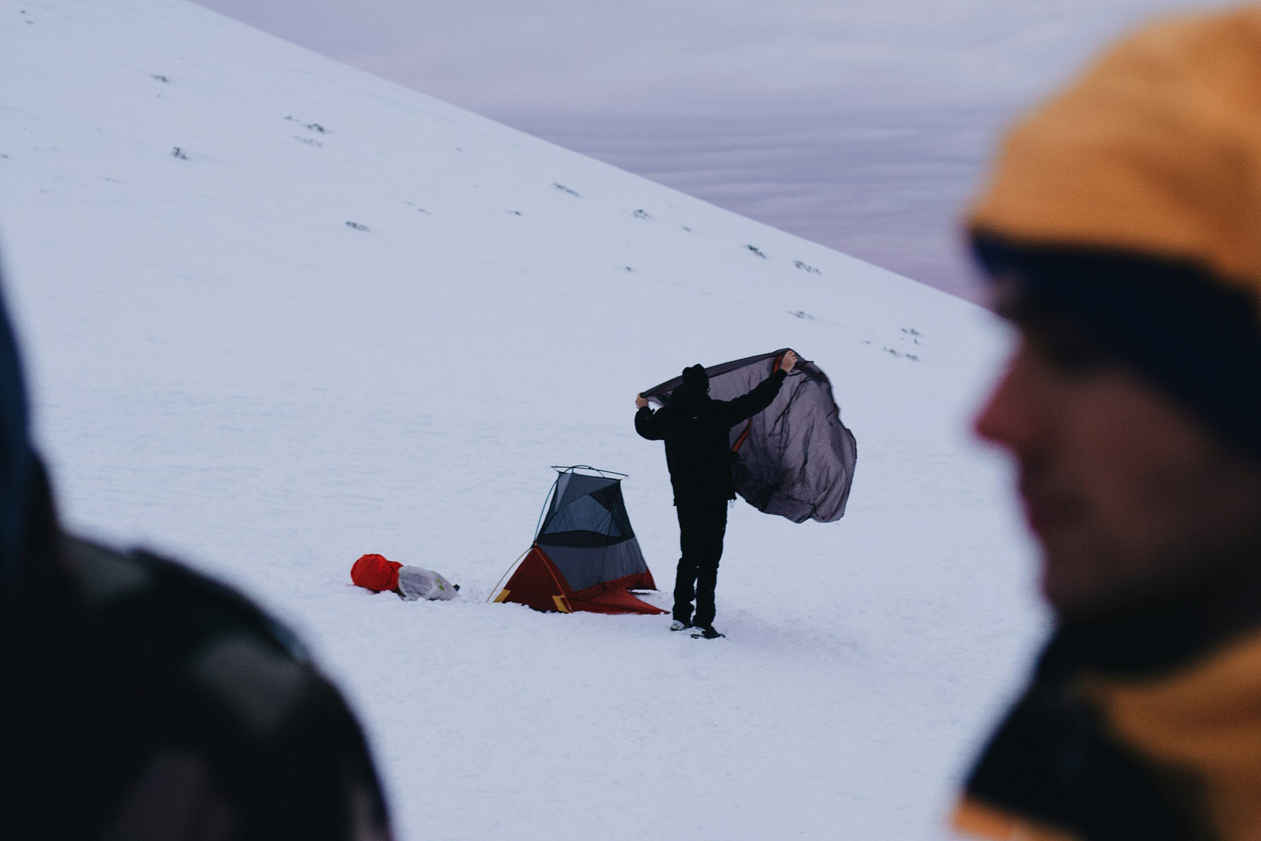Close-up image showing rusted climbing pitons due to poor storage