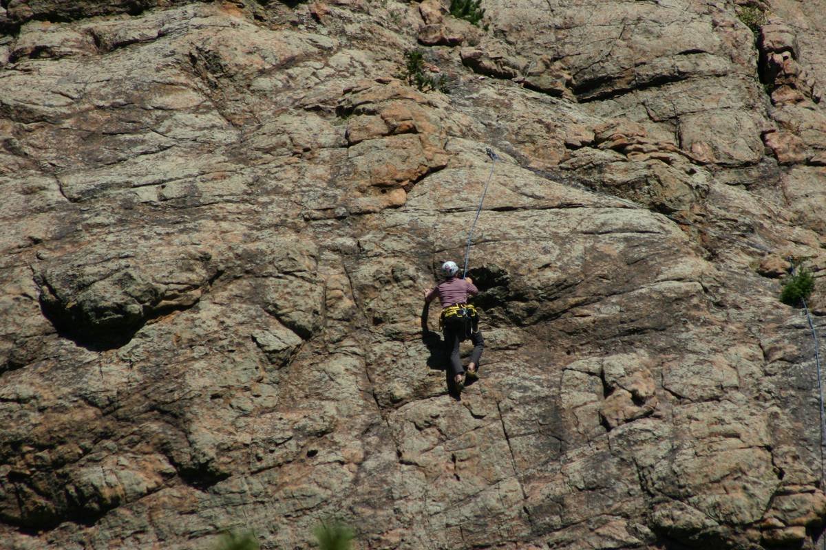 Before and after images of Jane successfully completing a pendulum move